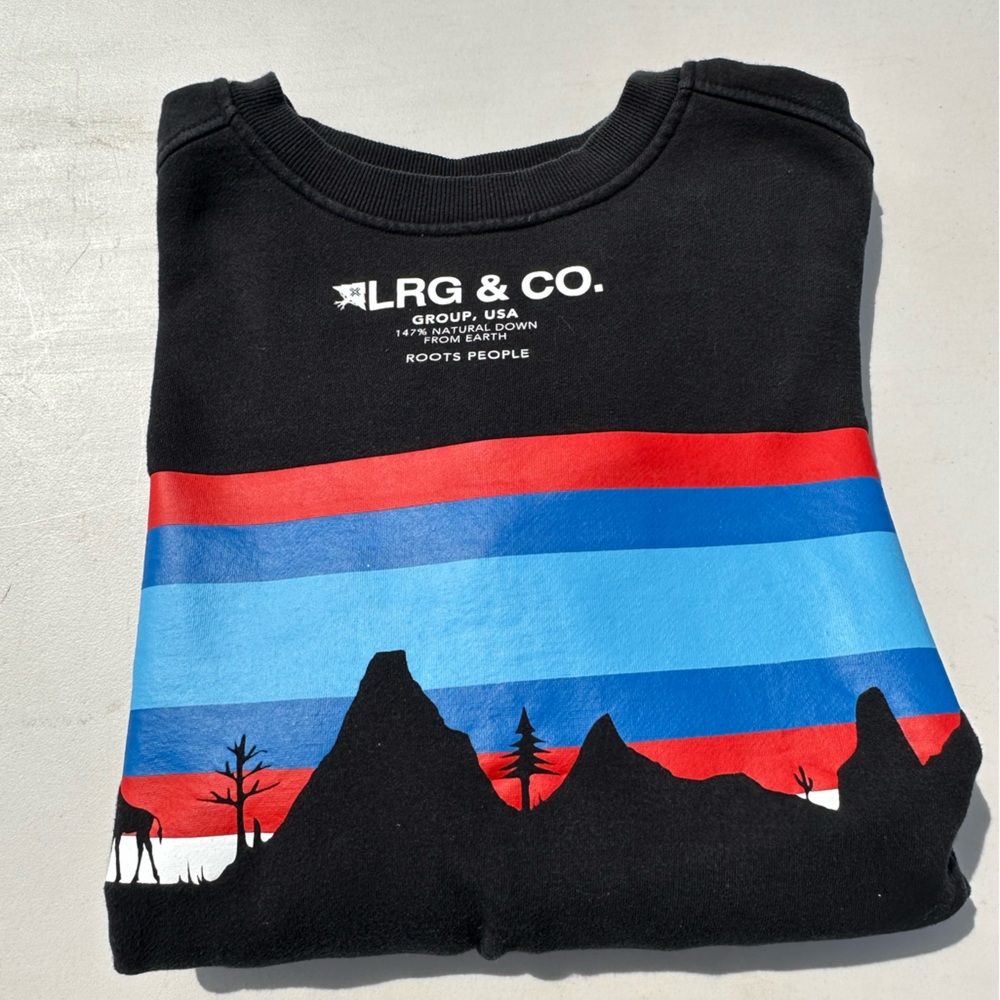 LRG black graphic sweatshirt